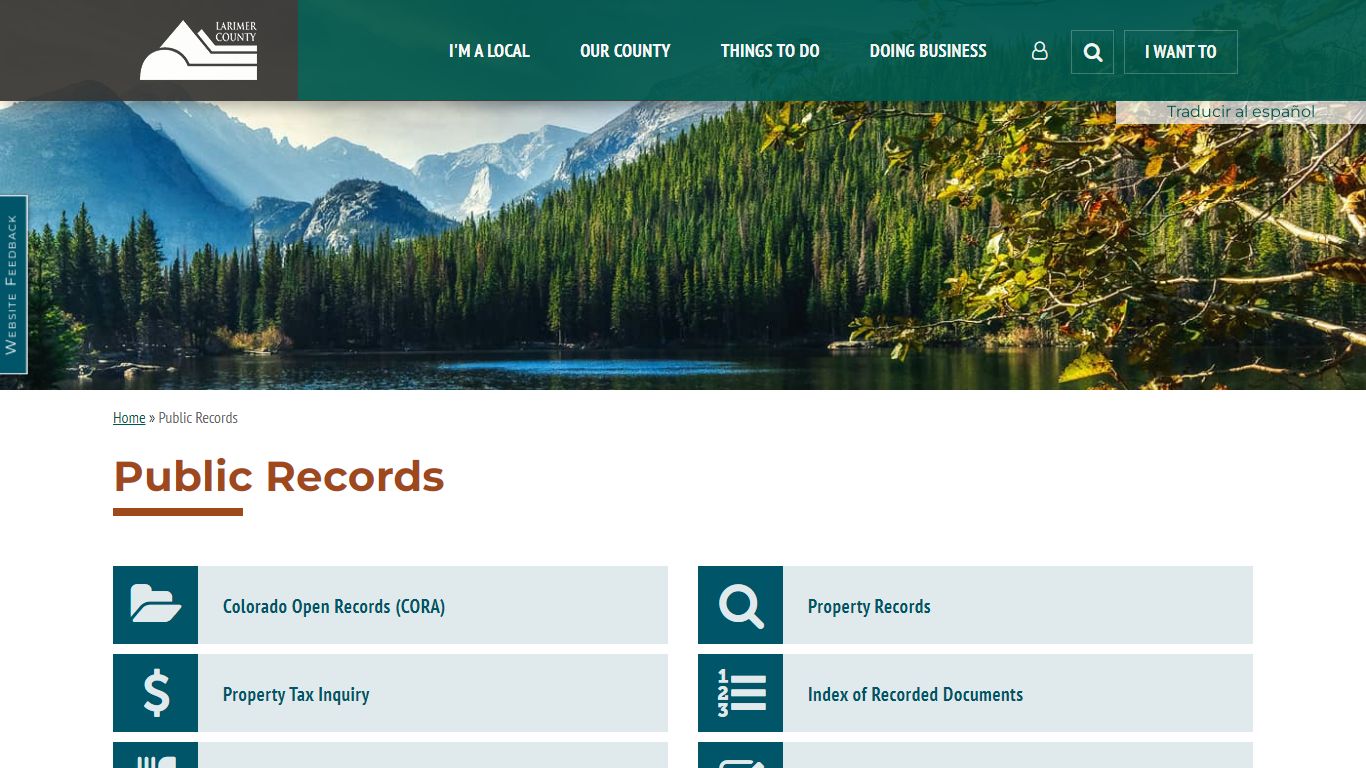 Public Records | Larimer County